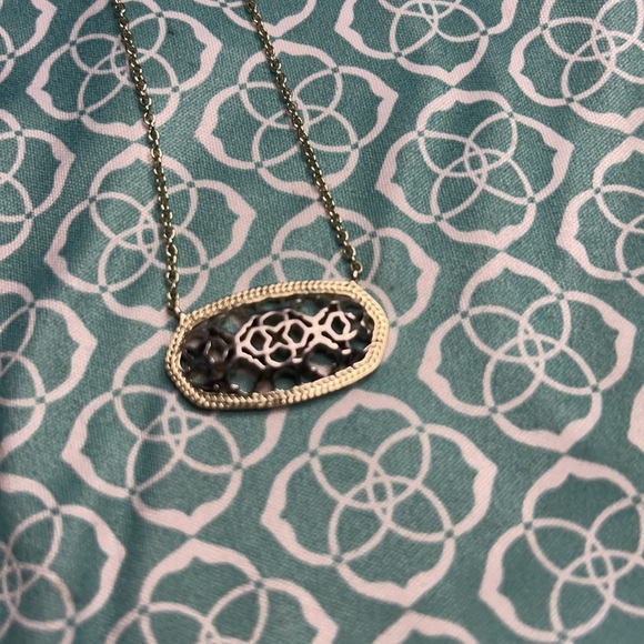Kendra Scott Dylan Necklace Mixed Metal Filligree - Picture 3 of 6
